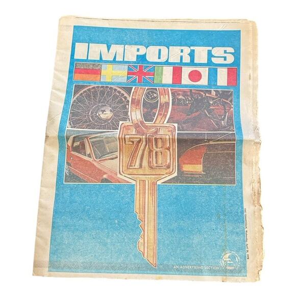 1978 The Tennessean Newspaper Import Cars Special Advertising Section BMW, MG VW - Picture 1 of 7